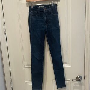 Madewell Dark Blue Skinny Jeans